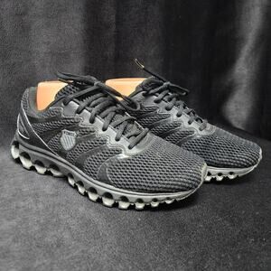 K-Swiss Solid Black Tubes 200 Training Shoe Sneaker Men's Size 8